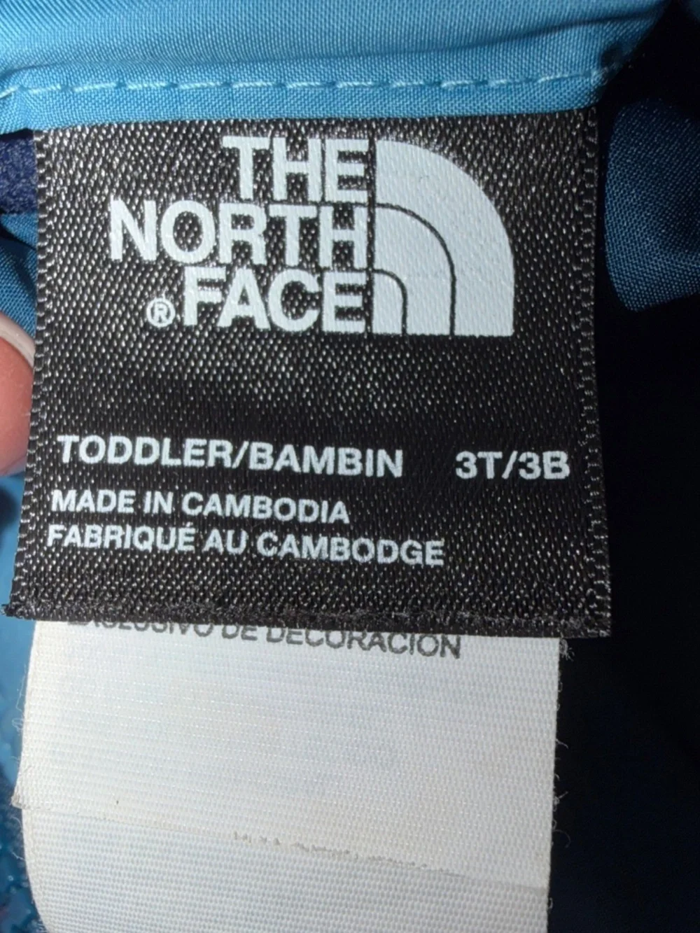 The North Face Reversible Winter Jacket Hood Blue Sz 3T